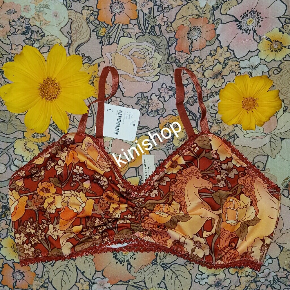 New spell Amethyst bralette amber copper bra L FP  - Picture 4 of 16
